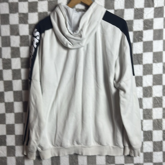 Adidas Men’s White Full zip up Jumper size L/Large - Picture 12 of 16